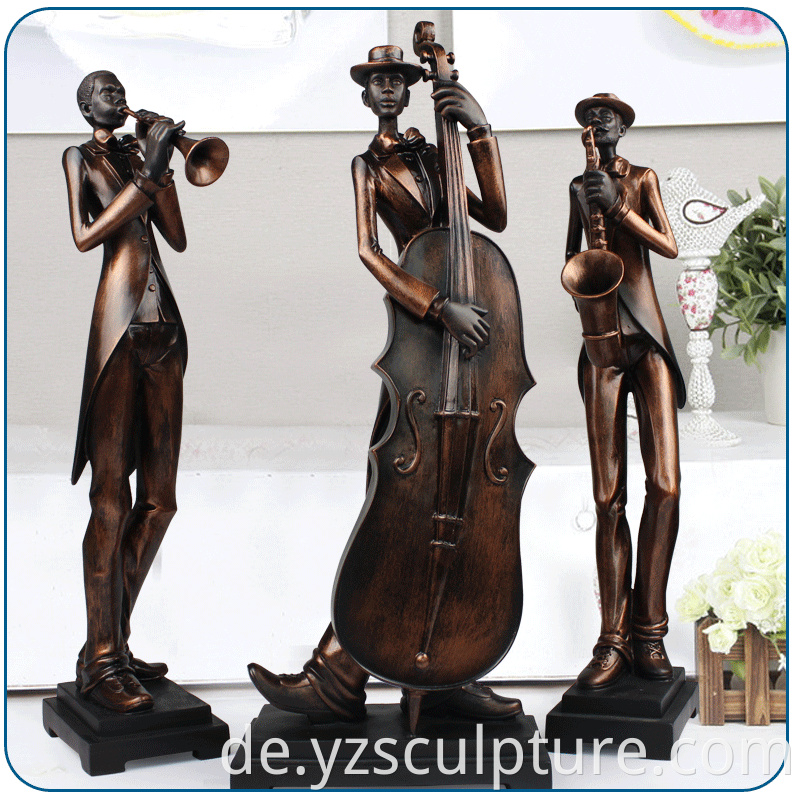 Bronze Music Statue